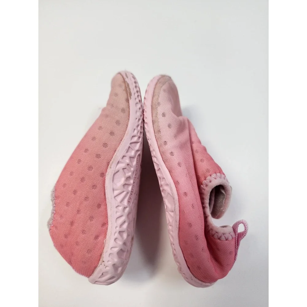 Toddler Girls Pink Water Shoes Bundle Mesh Slip On Pool Beach Lot of 3 Pairs